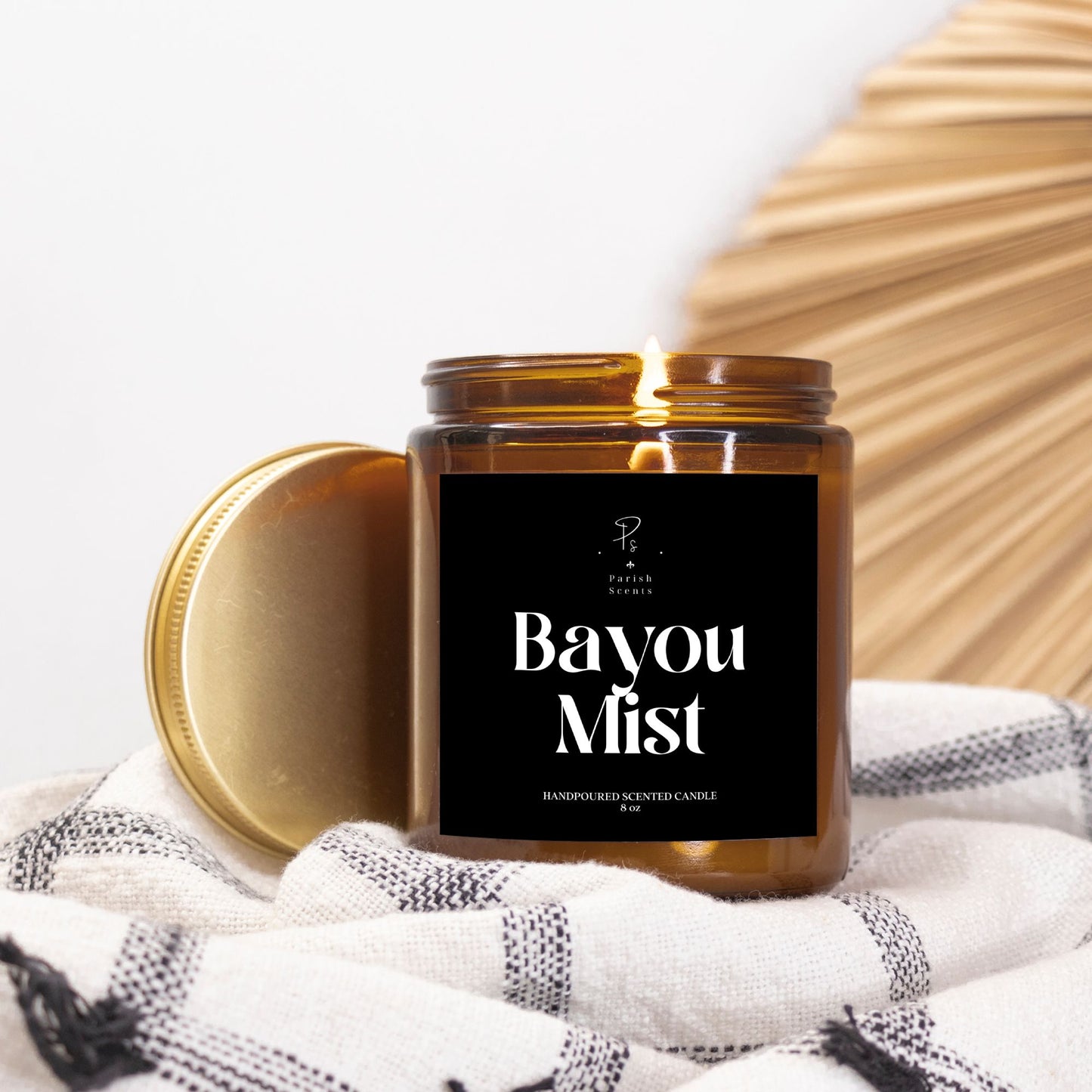 Bayou Mist New Orleans Candle (Amber Jar 8oz)