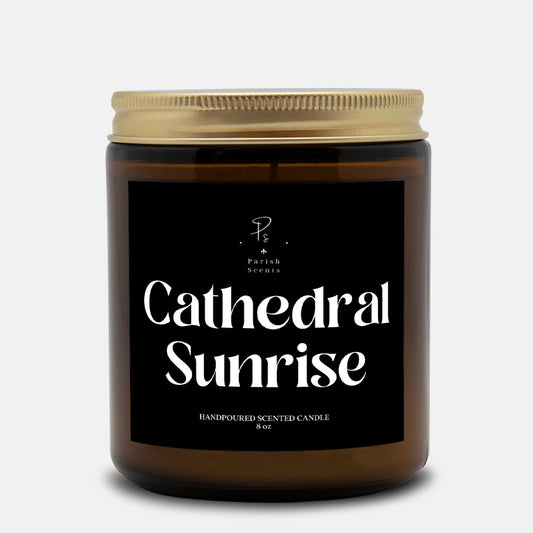 Cathedral Sunrise New Orleans Candle (Amber Jar 8oz)