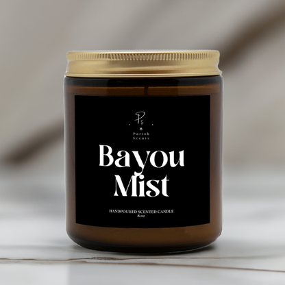 Bayou Mist New Orleans Candle (Amber Jar 8oz)