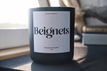 Load image into Gallery viewer, Beignets New Orleans Candle in 12 oz Black Candle Vessel
